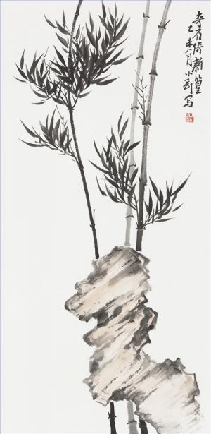 胡小刚的当代艺术作品《中国花鸟画14》