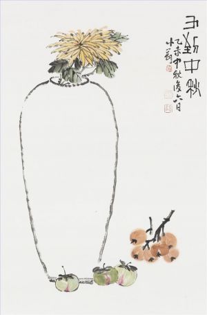 胡小刚的当代艺术作品《中国花鸟画3》