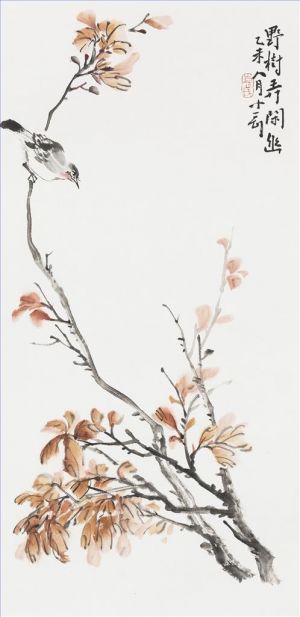 胡小刚的当代艺术作品《中国花鸟画6》