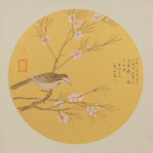 华彬的当代艺术作品《中国传统花鸟画》