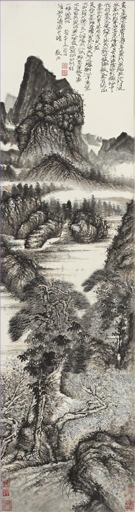 黄菲的当代艺术作品《石涛古树复制品》