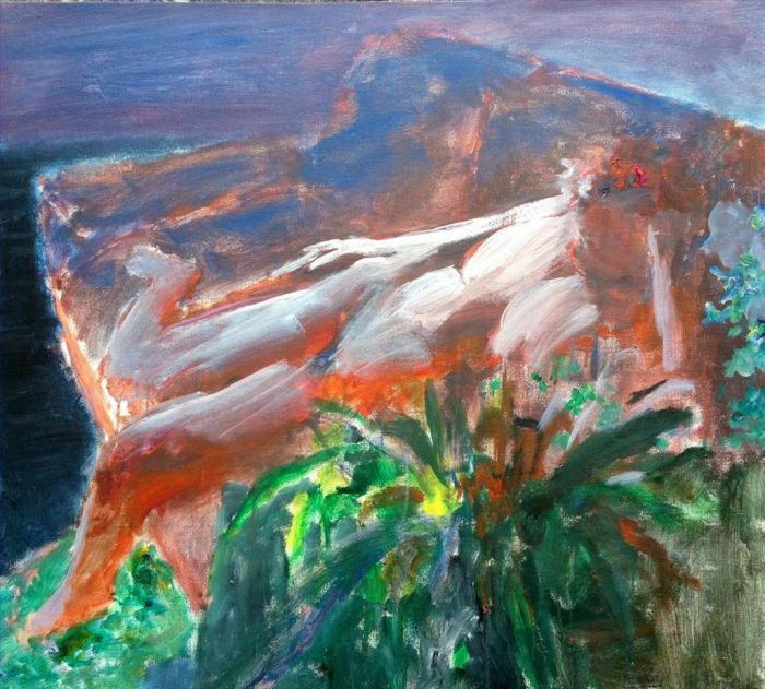 黄河 当代油画作品 -  《裸体2》