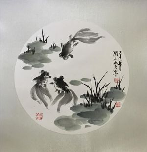黄如森的当代艺术作品《游泳》