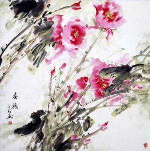 黄文丽的当代艺术作品《春天的花朵》