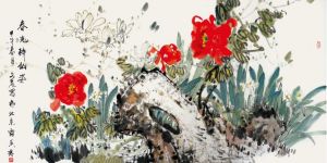 黄文丽的当代艺术作品《春天的花朵》