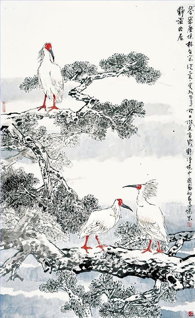 贾宝珉 当代书法国画作品 -  《中国花鸟画6》