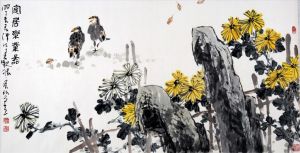 贾宝珉的当代艺术作品《中国花鸟画7》