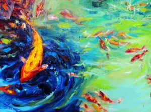 蓝玉梅的当代艺术作品《全家鱼3》