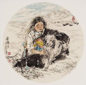李江的当代艺术作品《藏族人物剧》