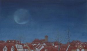 李强的当代艺术作品《巴斯托的月亮》