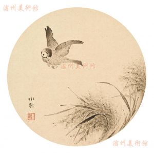 李水歌的当代艺术作品《中国素描花鸟画2》