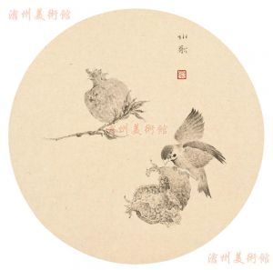 当代书法国画作品《中国写生花鸟画》