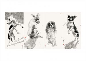李苏宁的当代艺术作品《大眼狗》