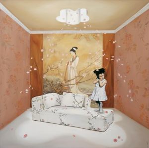 李文峰的当代艺术作品《鲜花葬礼》