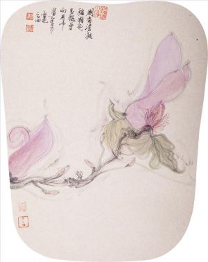 梁雨的当代艺术作品《中国传统花鸟画》