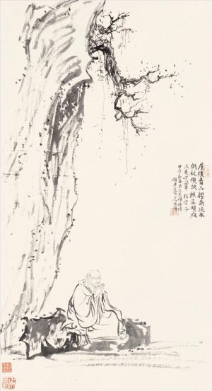 林海钟的当代艺术作品《古代禅师像》