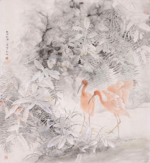 刘刚的当代艺术作品《中国花鸟画3》