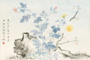 刘国胜的当代艺术作品《美丽的菊花》