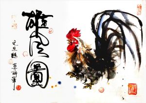 刘家方的当代艺术作品《公鸡》