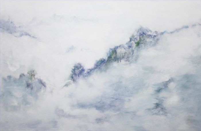 刘磊 当代油画作品 -  《空山境》