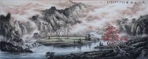 刘鹏凯的当代艺术作品《山间溪流》