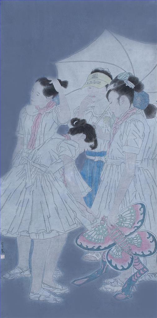 刘双喜 当代书法国画作品 -  《五月花2号》