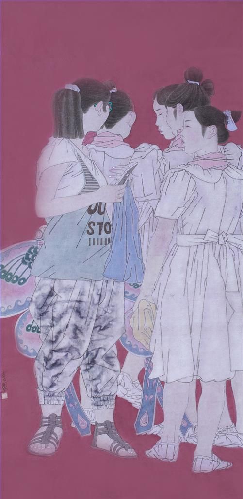 刘双喜 当代书法国画作品 -  《五月花号》