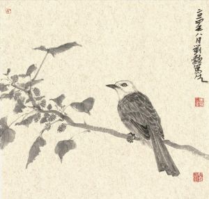 刘懿的当代艺术作品《中国传统花鸟画》