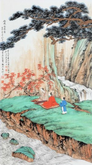 刘永亮的当代艺术作品《松溪隐士》