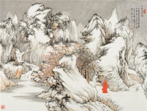 刘永亮的当代艺术作品《山上的雪》