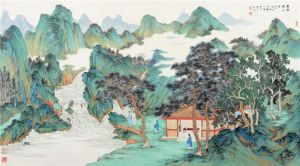 刘永亮的当代艺术作品《西山瀑布》