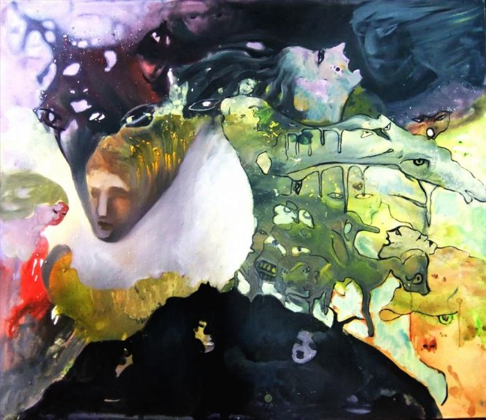 卢丽霞 当代油画作品 -  《抽象2》