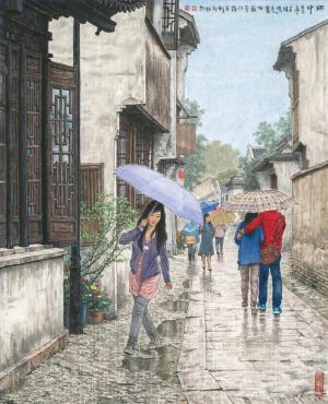 吕吉人的当代艺术作品《下雨》