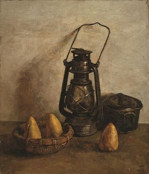 马晓腾的当代艺术作品《谷仓灯笼和玉米面包》