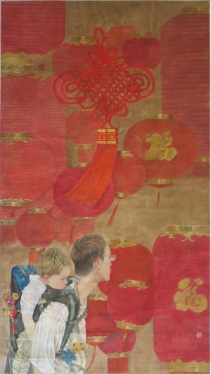 毛珠明的当代艺术作品《中国新年》
