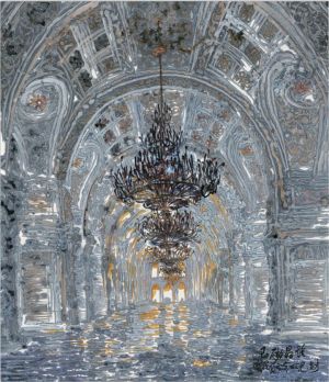 聂危谷的当代艺术作品《由玉石和水晶制成》