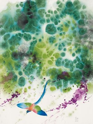 彭小轩的当代艺术作品《紫色的》