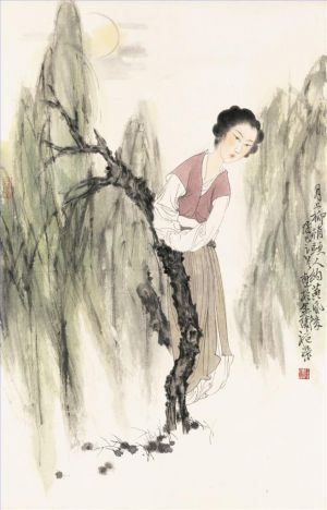 阮礼荣的当代艺术作品《柳树上的月光》
