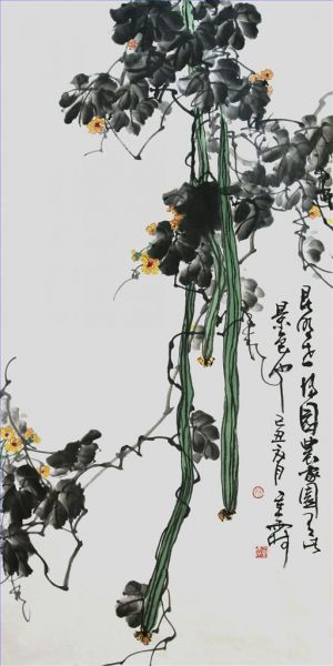 宋重霖的当代艺术作品《中国花鸟画2》