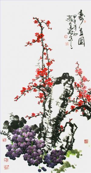 宋重霖的当代艺术作品《中国传统花鸟画》