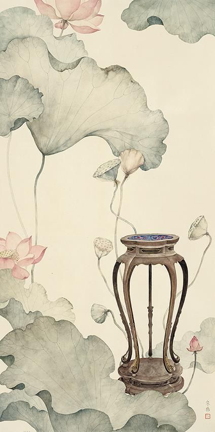 宋扬 当代书法国画作品 -  《中国花鸟画4》