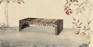 宋扬的当代艺术作品《中国传统花鸟画》