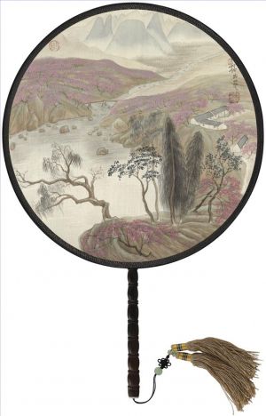 孙洪的当代艺术作品《圆扇景观》