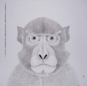 孙鑫宇的当代艺术作品《十二生肖猴》
