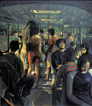 檀梓栋的当代艺术作品《巴士系列》