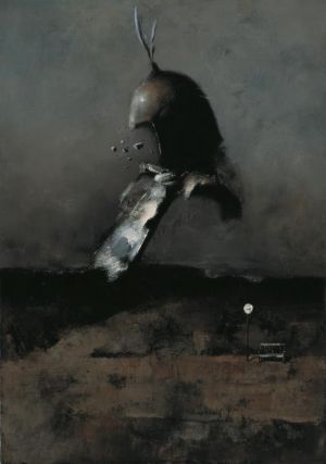 唐悟刚的当代艺术作品《战士死亡》
