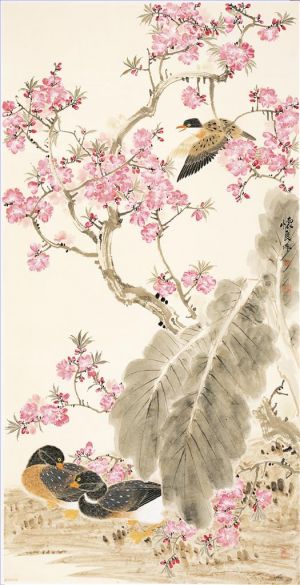 田怀良的当代艺术作品《中国传统花鸟画》