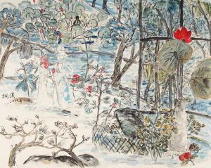 桐溪小蝉的当代艺术作品《花园之旅》