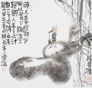王东瑞的当代艺术作品《枯荷池》