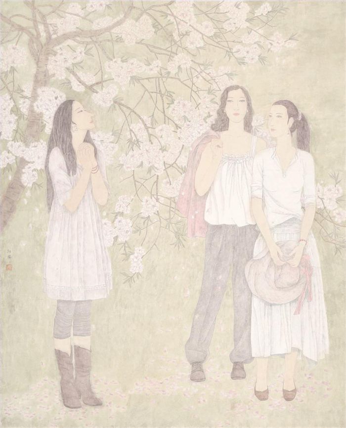 王红瑛 当代书法国画作品 -  《春天的光》